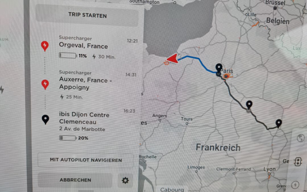 Experiment Tesla E-Auto Urlaub